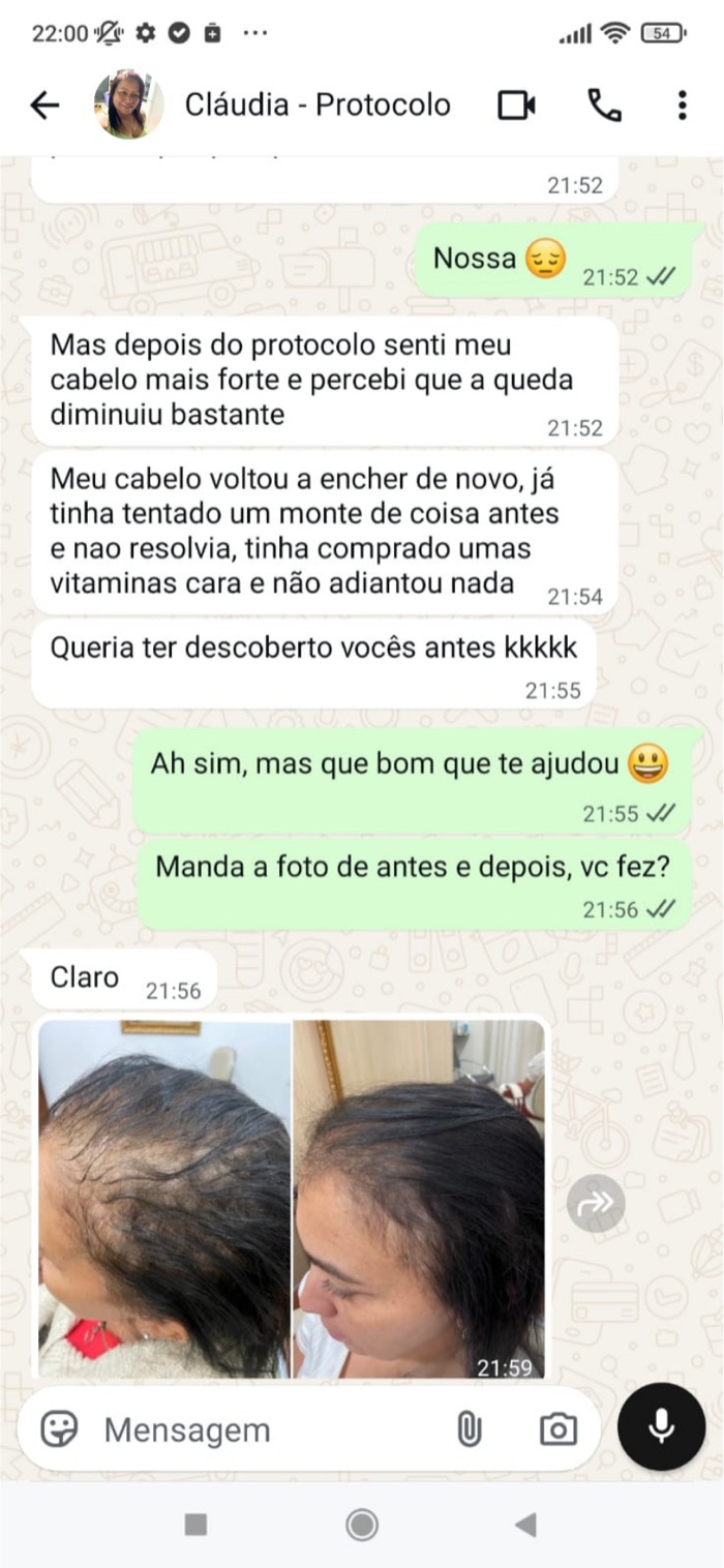 Depoimento e foto antes e depois de Cláudia